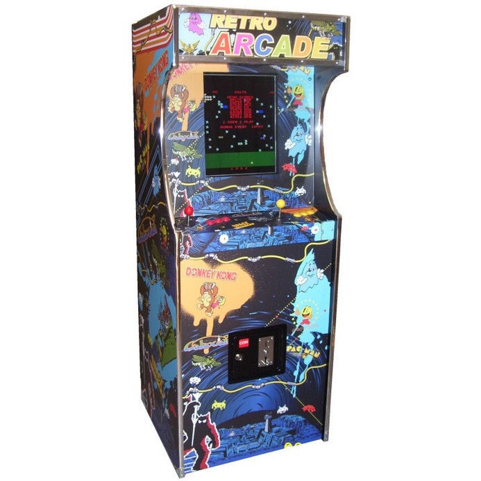 Borne arcade neuve + stickers multijeux.
