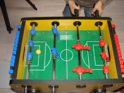 babyfoot avec traçage du terrain