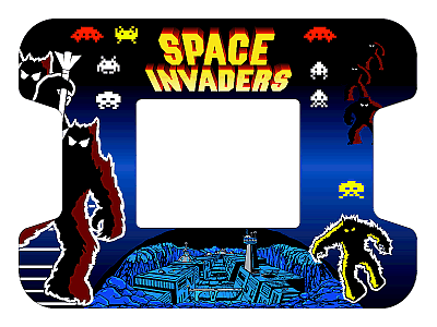 STICKERS SPACE INVADERS