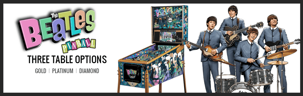 Stranger things flipper pinball flipper BEATLES GOLD DIAMOND PLATINIUM