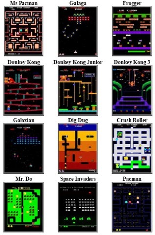 Liste des jeux à télécharger.